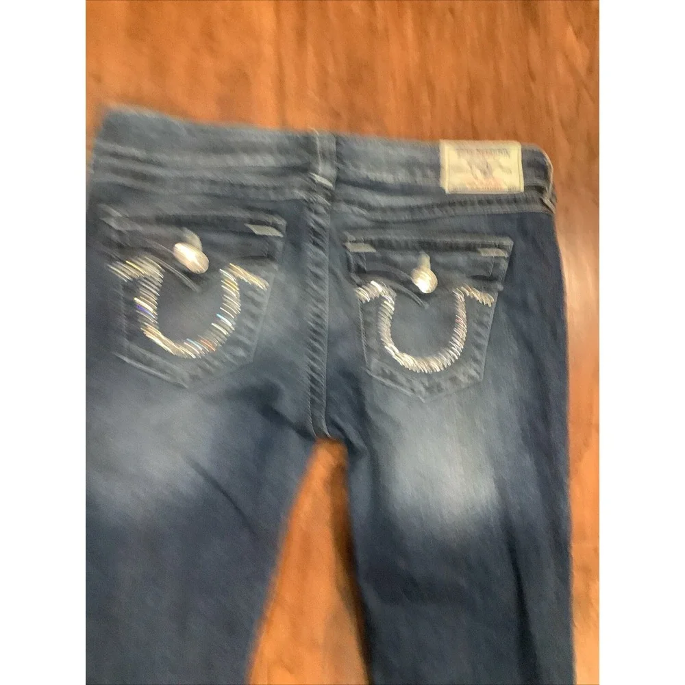 Womens True Religion Jeans 32 Slim Straight